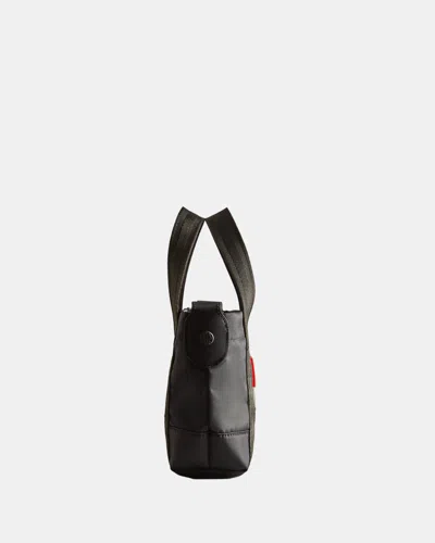 Hunter Nylon Mini Topclip Tote In Black