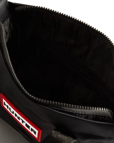 Hunter Nylon Mini Topclip Tote In Black