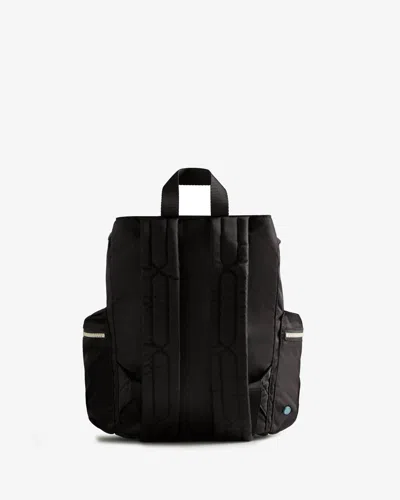 Hunter Nylon Mini Topclip Backpack In Black