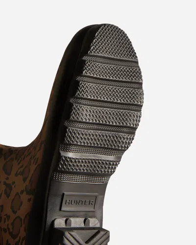 Hunter Womens Original Short Leopard Print Boot In Multi