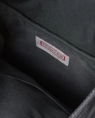 Hunter Pentallen Roll Top Clip Backpack In Black