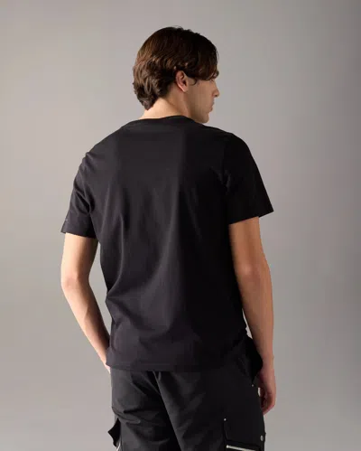 Moose Knuckles Round-neck Short-sleeved T-shirt In Black