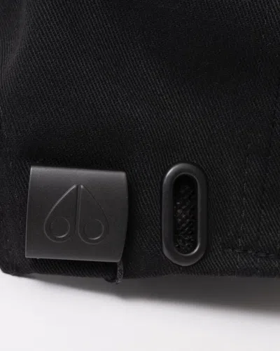 Moose Knuckles Front Logo Icon Cap In Brown