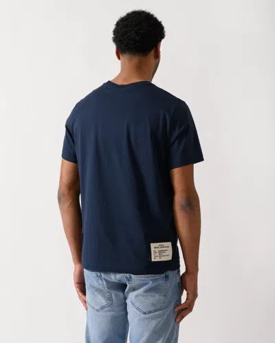 Moose Knuckles Tandem Mens T-shirt In Blue