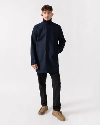 Paul Smith Mens Wool-blend Check Coat