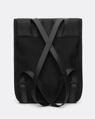 Rains Puffed Backpack Micro In Black