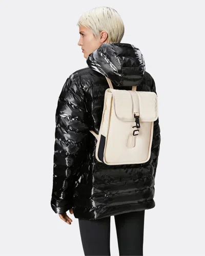 Rains Puffed Backpack Micro In Neutral