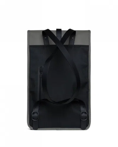 Rains Flap Top Backpack In Gray