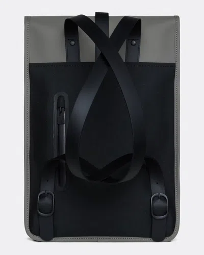 Rains Unisex Backpack Mini In Gray