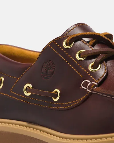 Timberland Stone Street Women S Dark Brown Platform Boat Shoe