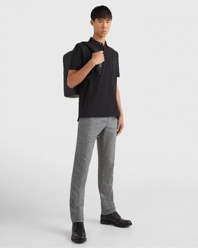 Tommy Hilfiger Big And Tall Regular Fit Polo In Black