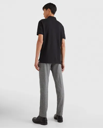 Tommy Hilfiger Big And Tall Regular Fit Polo In Black