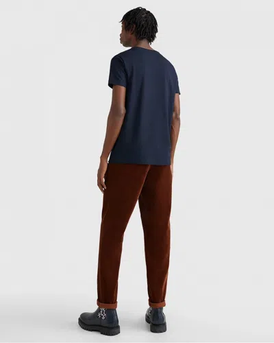 Tommy Hilfiger Core Stretch Mens Slim C-neck T-shirt In Blue