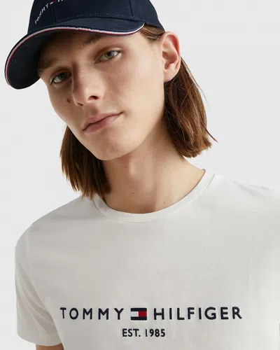 Tommy Hilfiger Mens Core Tommy Logo T-shirt In White