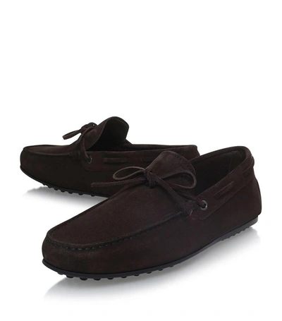 Shop Tod's Gommino Suede Driving Shoes