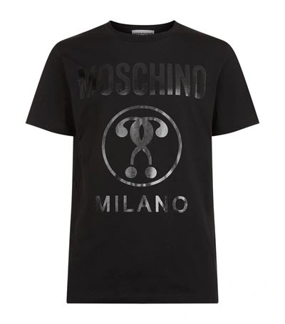 Shop Moschino Contrast Logo T-shirt