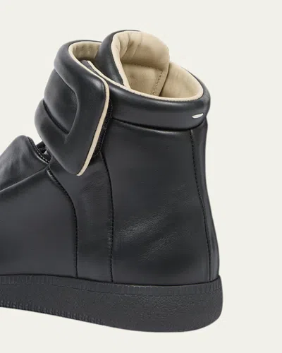 Maison Margiela Future Low Sneakers Ankle Length Rubber Sole In Black