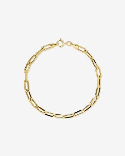 Ring Concierge Paperclip Chain Bracelet In Gold