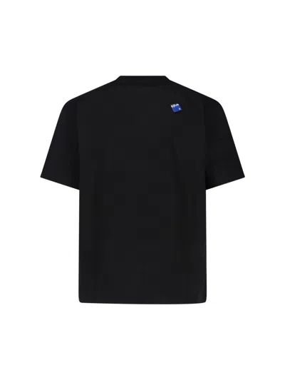 Ader Error T-shirt Tetris In Black