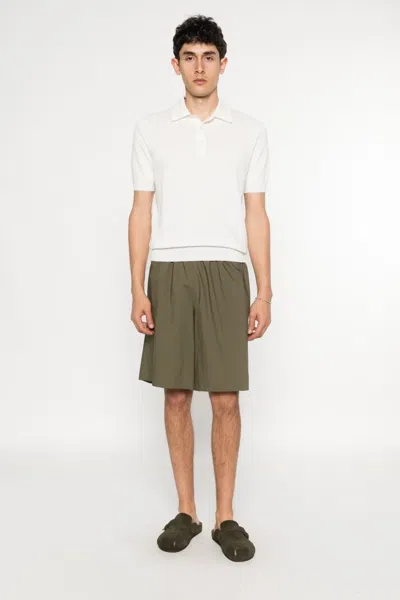 Imperial Elasticated Shorts In Brown