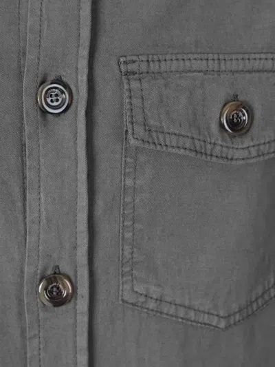 Richard J Brown Gary Buttoned Pocket Jacket In Gray