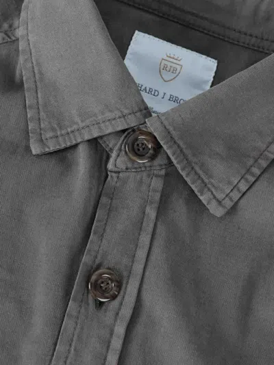 Richard J Brown Gary Buttoned Pocket Jacket In Gray