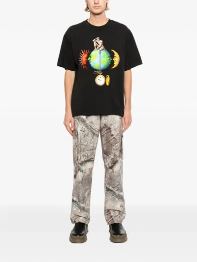 Melt Graphic-print T-shirt In Black