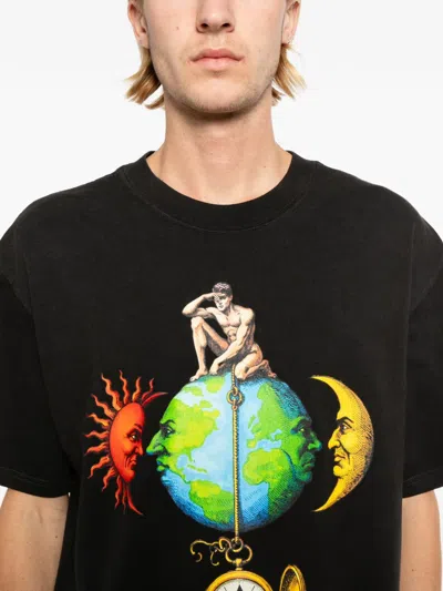 Melt Graphic-print T-shirt In Black