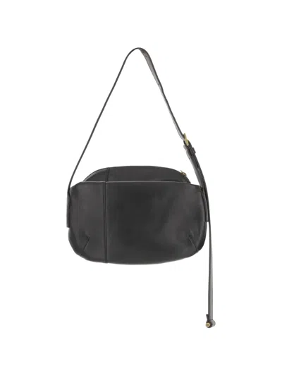 Versace Medallion Shoulder Bag In Black