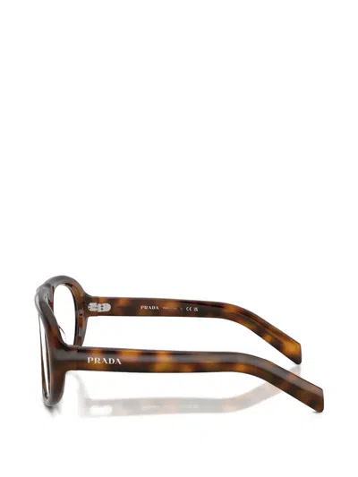 Prada Pilot-frame Sunglasses In Brown