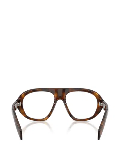 Prada Pilot-frame Sunglasses In Brown