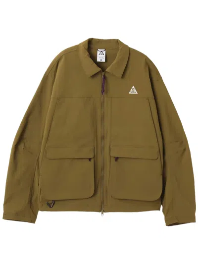 Nike Uv Smith Summit Canvas Cargo Jacket In Green