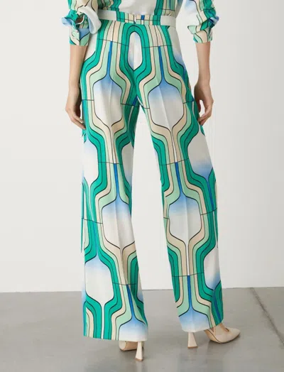 Marella Patterned Casual Pants In Multi