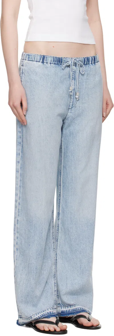 Rag & Bone Drawstring Jeans In Blue