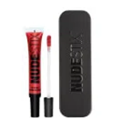 Nudestix Nude Plumping Lip Glace Nude Cherry 00 0.34 oz/ 10 ml In Transparent