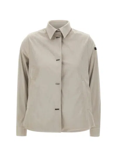Rrd Nabucco Buttoned-cuffs Jacket In Gray