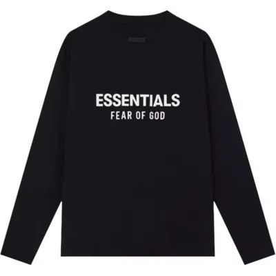 Essentials Long-sleeved T-shirt In Black