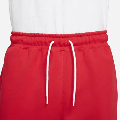 Nike Swoosh Panel Track Pants In Red