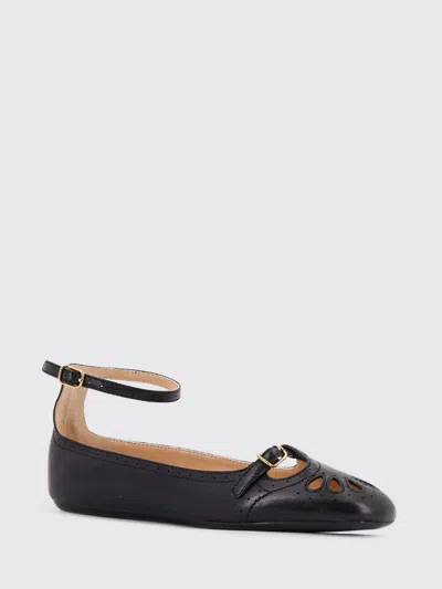 Chloé Chloe Misty Leather Ballerinas For Women In Black