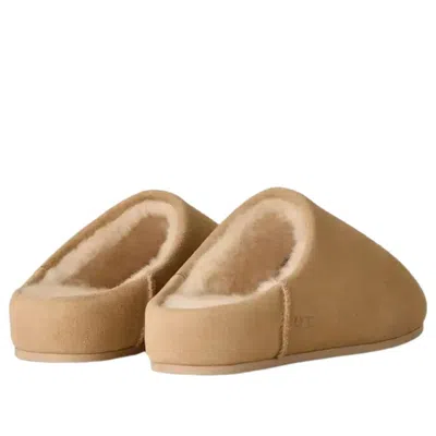 Ugg Sand Suede Elea Slippers In Brown