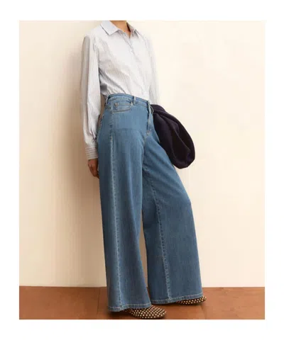 Marella Belt Loop Jeans In Blue