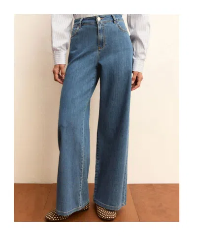 Marella Belt Loop Jeans In Blue