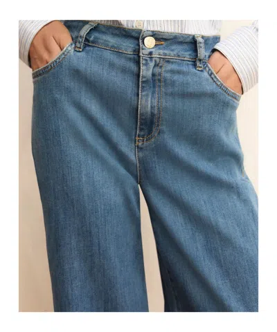 Marella Belt Loop Jeans In Blue