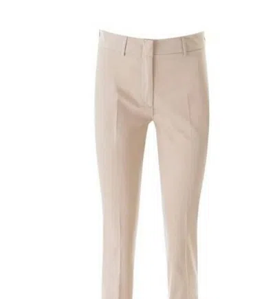 Weekend Max Mara Belt Loop Casual Pants In White