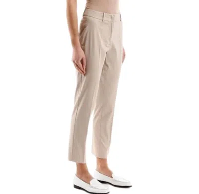 Weekend Max Mara Belt Loop Casual Pants In White