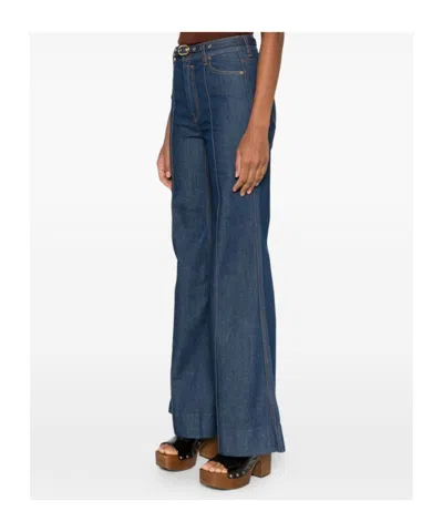 Zimmermann Belt Loop Jeans In Multi