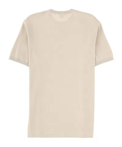 Aspesi Crew Neck Short Sleeve T-shirt In White