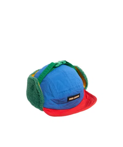 Bobo Choses Nylon Aviator Hat In Multi