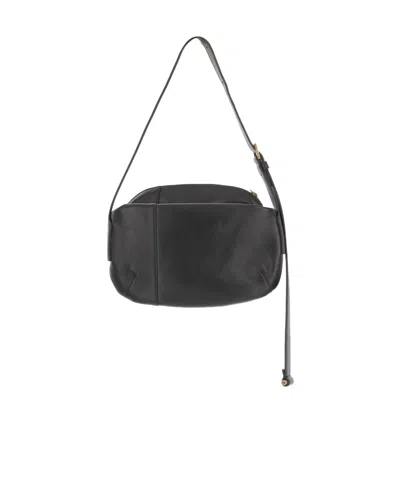Versace Medallion Shoulder Bag In Black