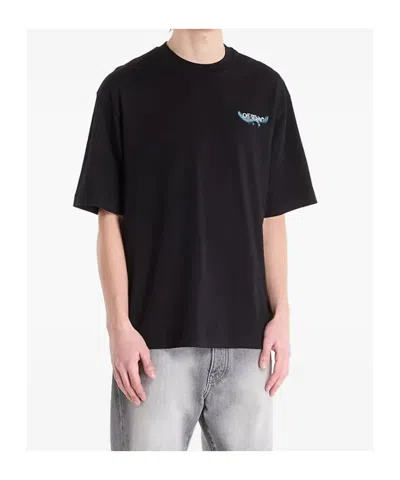 Off-white Off White Motif T-shirt In Black